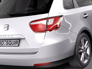 Seat Ibiza ST 2011 3D Model