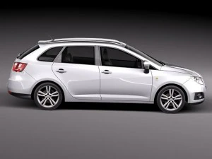 Seat Ibiza ST 2011 3D Model