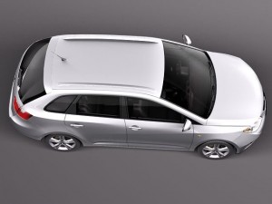 Seat Ibiza ST 2011 Modèle 3D