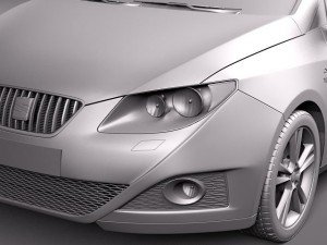 Seat Ibiza ST 2011 Modèle 3D