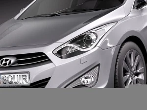Hyundai i40 Sonata 2012 Sedan 3D Model