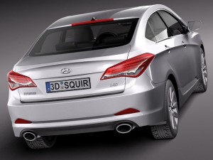 Hyundai i40 Sonata 2012 Sedan 3Dモデル