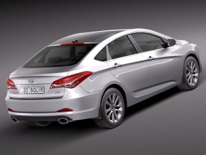 Hyundai i40 Sonata 2012 Sedan 3Dモデル