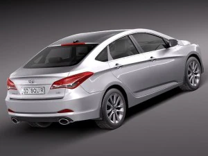 Hyundai i40 Sonata 2012 Sedan 3D Model
