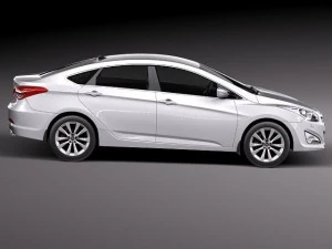 Hyundai i40 Sonata 2012 Sedan 3D Model