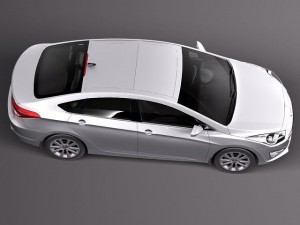 Hyundai i40 Sonata 2012 Sedan 3Dモデル