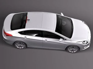 Hyundai i40 Sonata 2012 Sedan 3D Model
