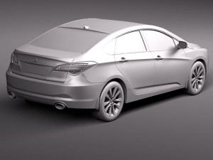 Hyundai i40 Sonata 2012 Sedan 3Dモデル