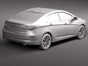 Hyundai i40 Sonata 2012 Sedan 3D Model