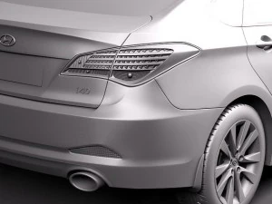 Hyundai i40 Sonata 2012 Sedan 3D Model