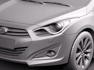 Hyundai i40 Sonata 2012 Sedan 3D Model