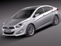 Hyundai i40 Sonata 2012 Sedan Modello 3D