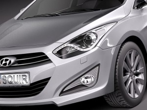 Hyundai i40 Sonata 2012 Sedan Modelo 3D