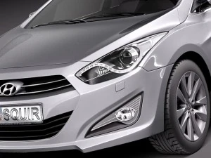 Hyundai i40 Sonata 2012 Sedan 3D Model