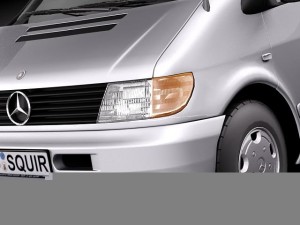 Mercedes-Benz Vito 1995-2000 passenger 3D 모델