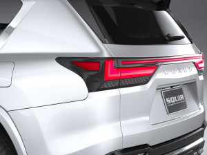 Lexus LX 600 US 2022 3D Model
