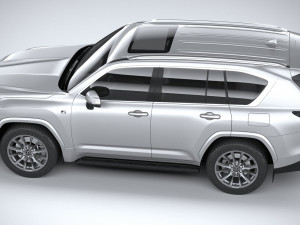 Lexus LX 600 US 2022 3D Model
