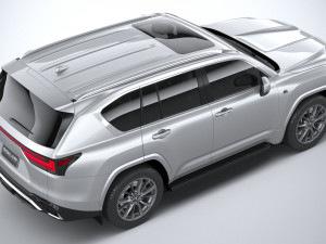Lexus LX 600 US 2022 3D Model