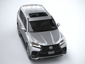 Lexus LX 600 US 2022 3D Model