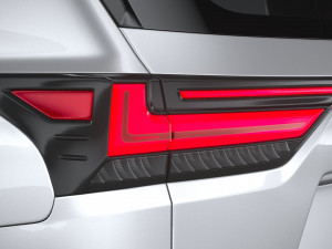 Lexus LX 600 US 2022 3D Model