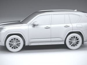 Lexus LX 600 US 2022 3D Model