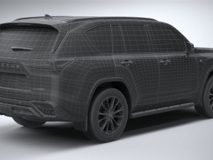 Lexus LX 600 US 2022 3D Model