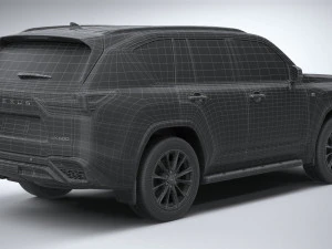 Lexus LX 600 US 2022 3D Model