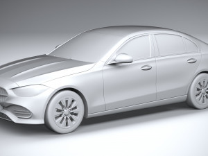 Mercedes-Benz C-Class Basic 2022 3D मॉडल