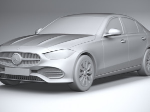 Mercedes-Benz C-Class Basic 2022 3D मॉडल