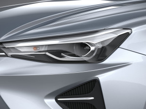MG5 Electric 2022 3D Model