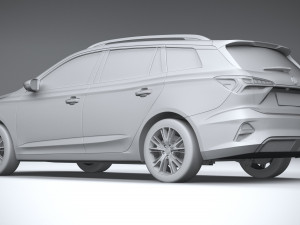 MG5 Electric 2022 3D Model