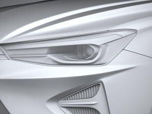 MG5 Electric 2022 3D Model