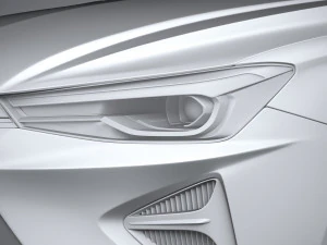 MG5 Electric 2022 3D Model