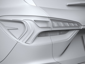 MG5 Electric 2022 3D Model