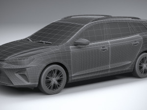 MG5 Electric 2022 3D Model