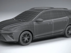 MG5 Electric 2022 3D Model