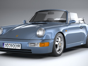 Porsche 911 964 Cabrio 1993 Modelo 3D