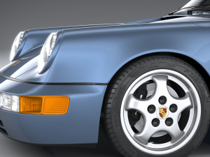Porsche 911 964 Cabrio 1993 Modelo 3D