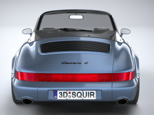 Porsche 911 964 Cabrio 1993 Modelo 3D