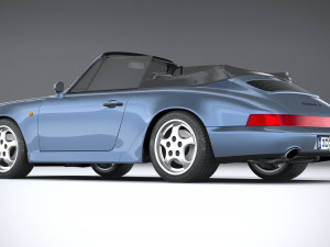 Porsche 911 964 Cabrio 1993 Modelo 3D