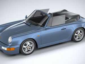 Porsche 911 964 Cabrio 1993 Modelo 3D