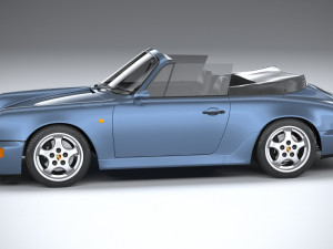 Porsche 911 964 Cabrio 1993 Modelo 3D