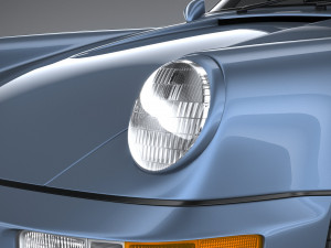 Porsche 911 964 Cabrio 1993 Modelo 3D