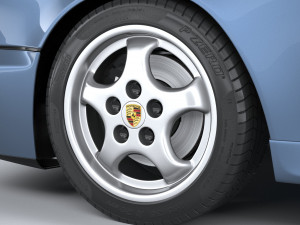 Porsche 911 964 Cabrio 1993 Modelo 3D