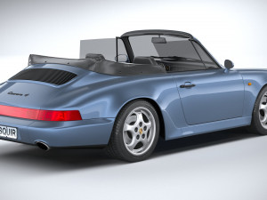 Porsche 911 964 Cabrio 1993 Modelo 3D