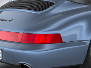 Porsche 911 964 Cabrio 1993 Modelo 3D