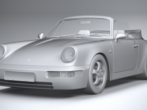 Porsche 911 964 Cabrio 1993 Modelo 3D