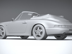 Porsche 911 964 Cabrio 1993 Modelo 3D