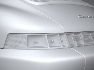 Porsche 911 964 Cabrio 1993 Modelo 3D
