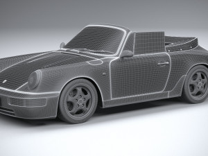 Porsche 911 964 Cabrio 1993 Modelo 3D